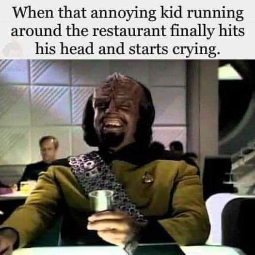 laughs in Klingon