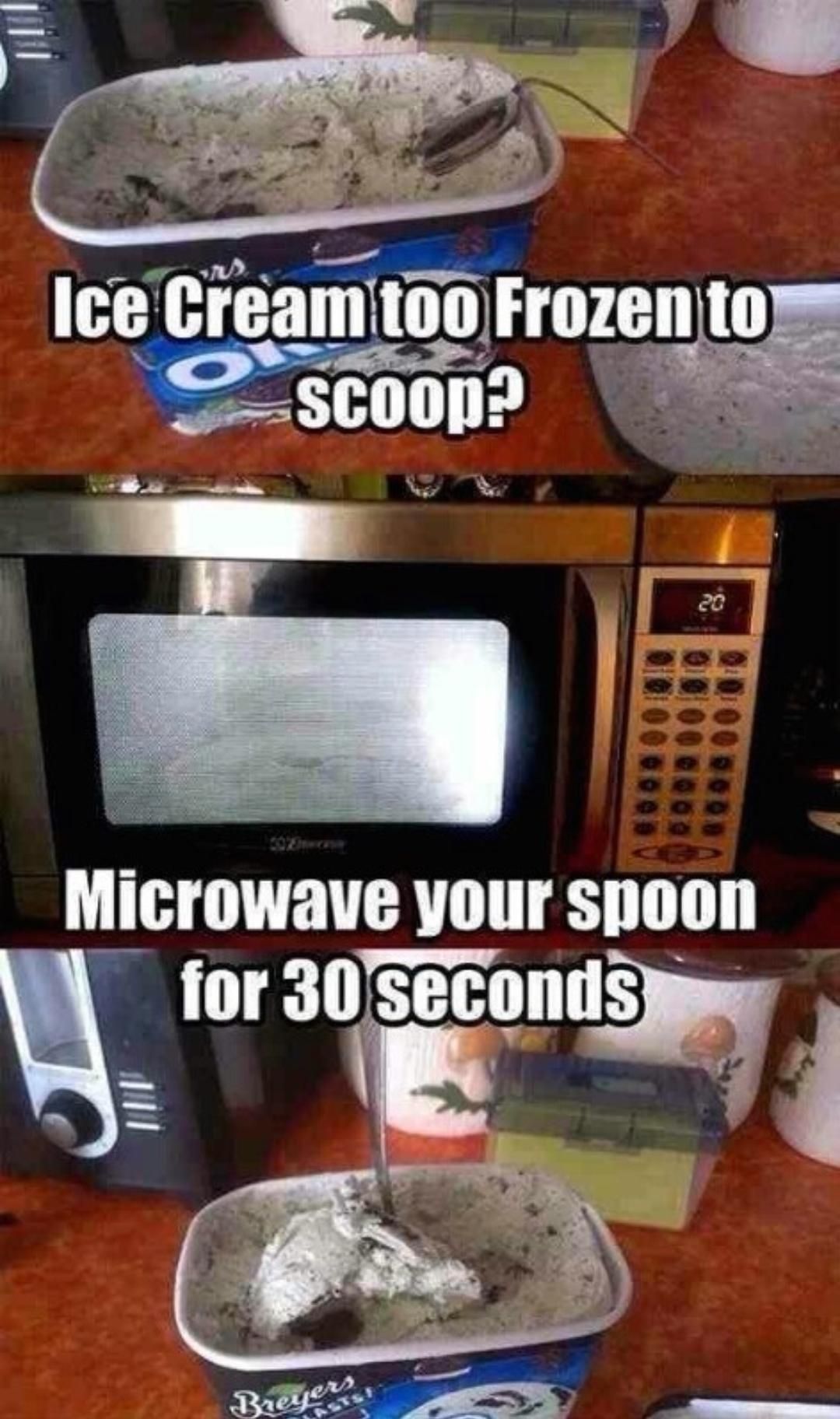 tried it, works pretty well, just wrap the spoon in aluminum foil to make sure it heats up the spoon evenly.
