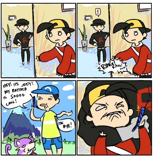 I was never interested in his fukken Rattata