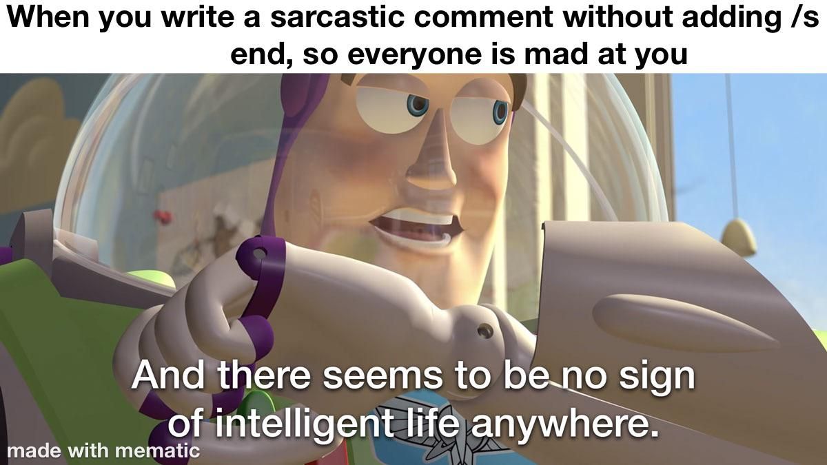 Sarcasm is dying