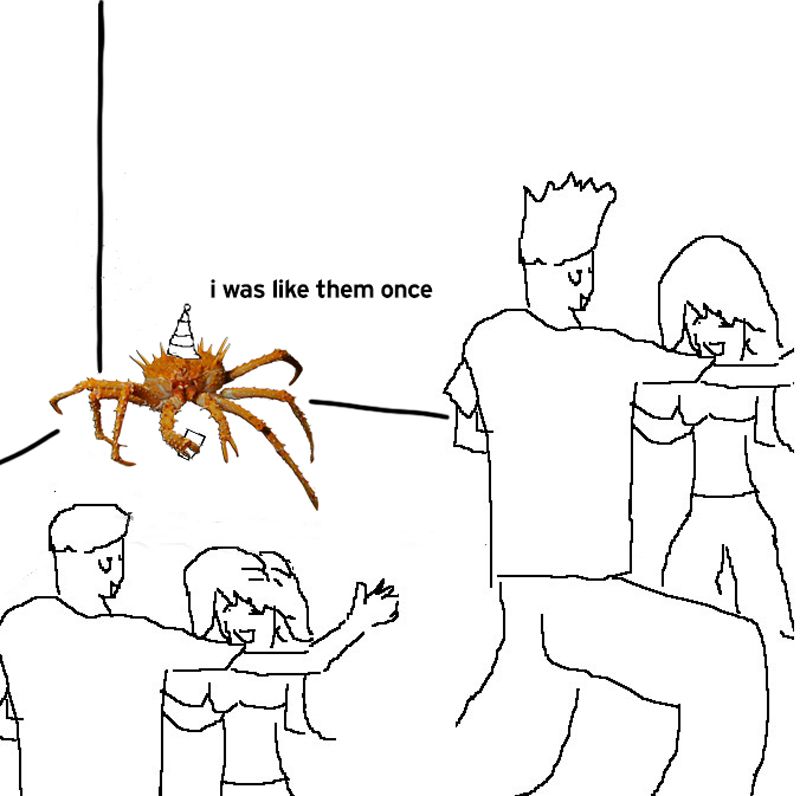 Evolve to crab