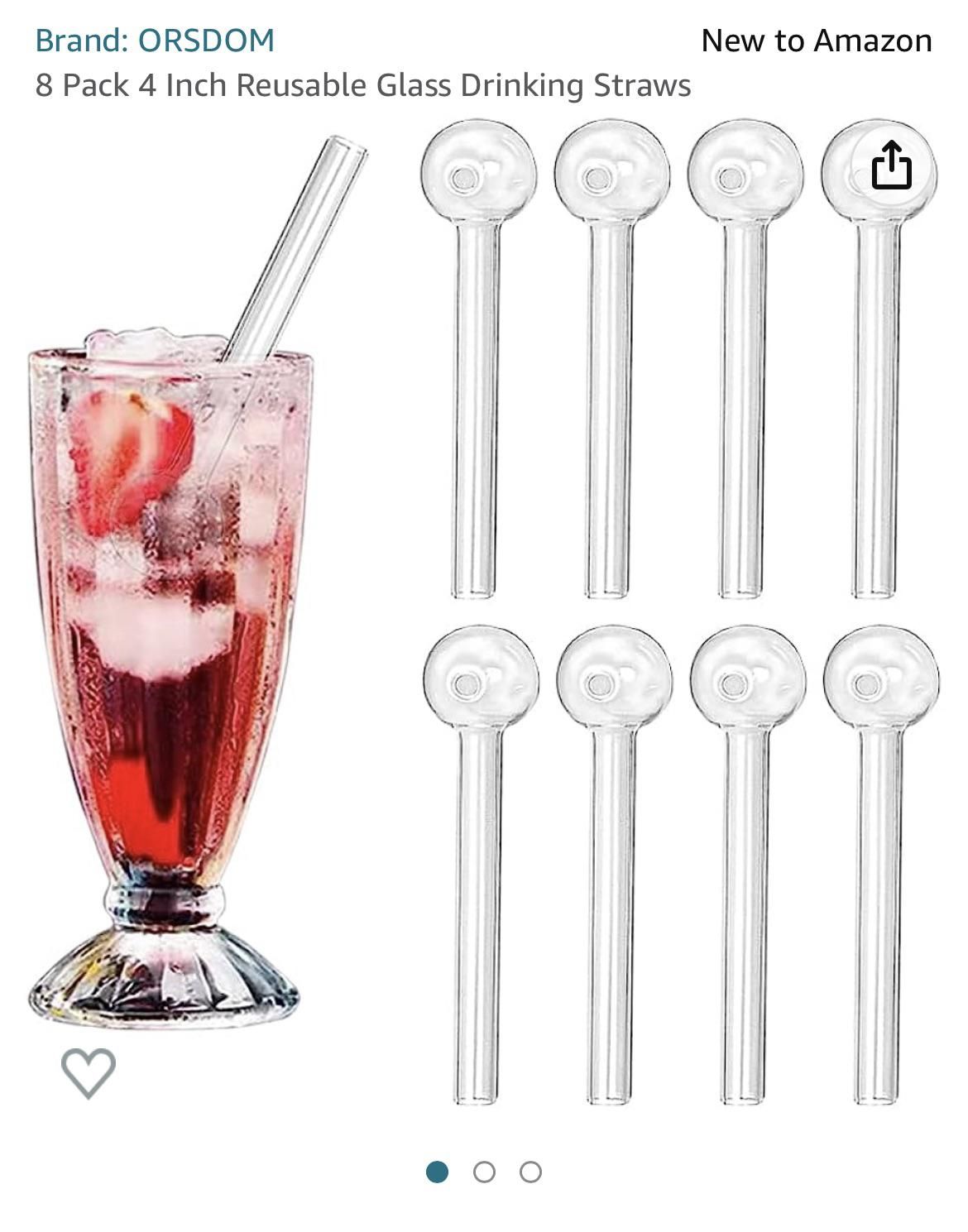 Reusable drinking straws, eh?
