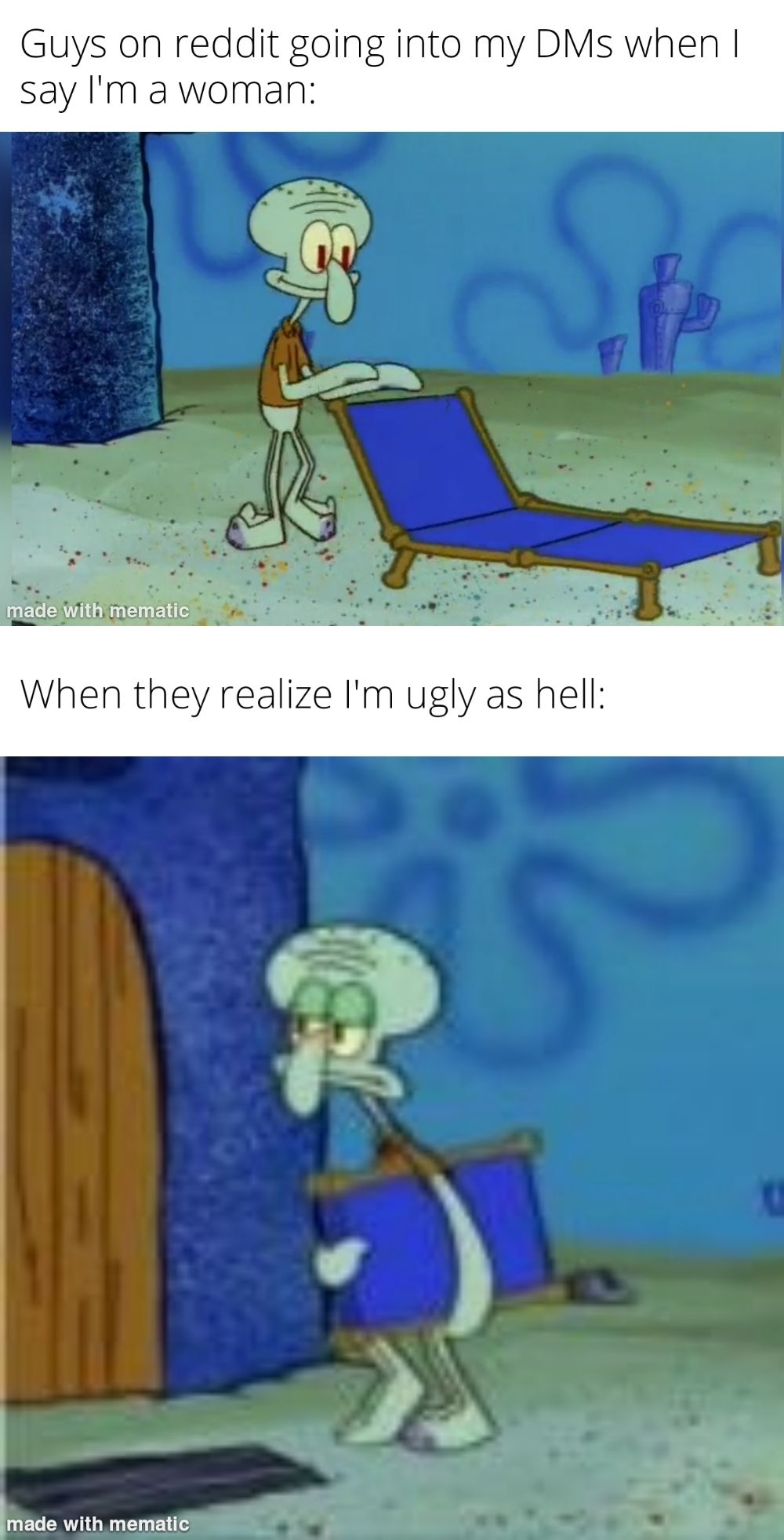 Being ugly has some advantages