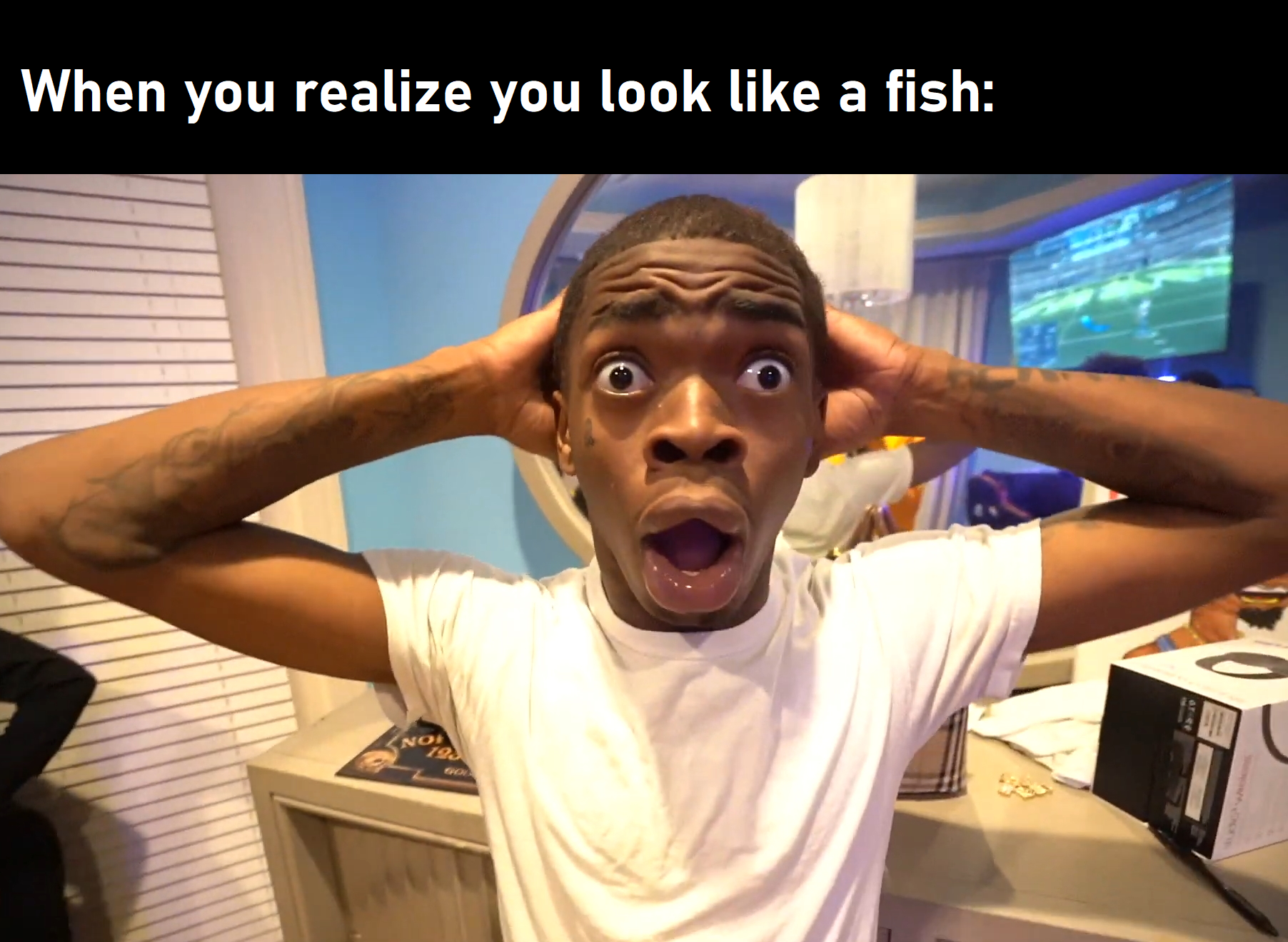 He does look kinda fishy
