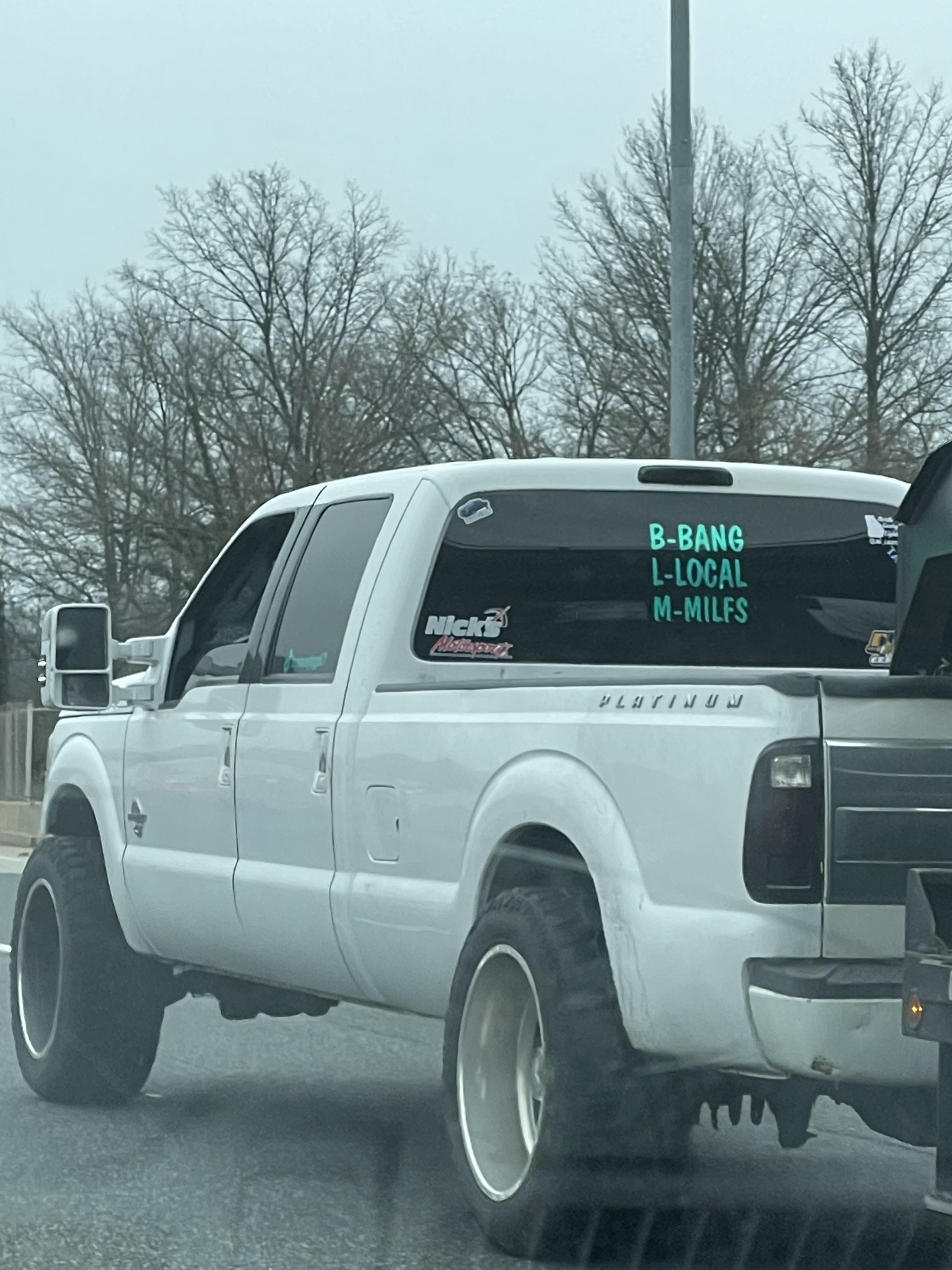 Spotted on the Baltimore beltway today