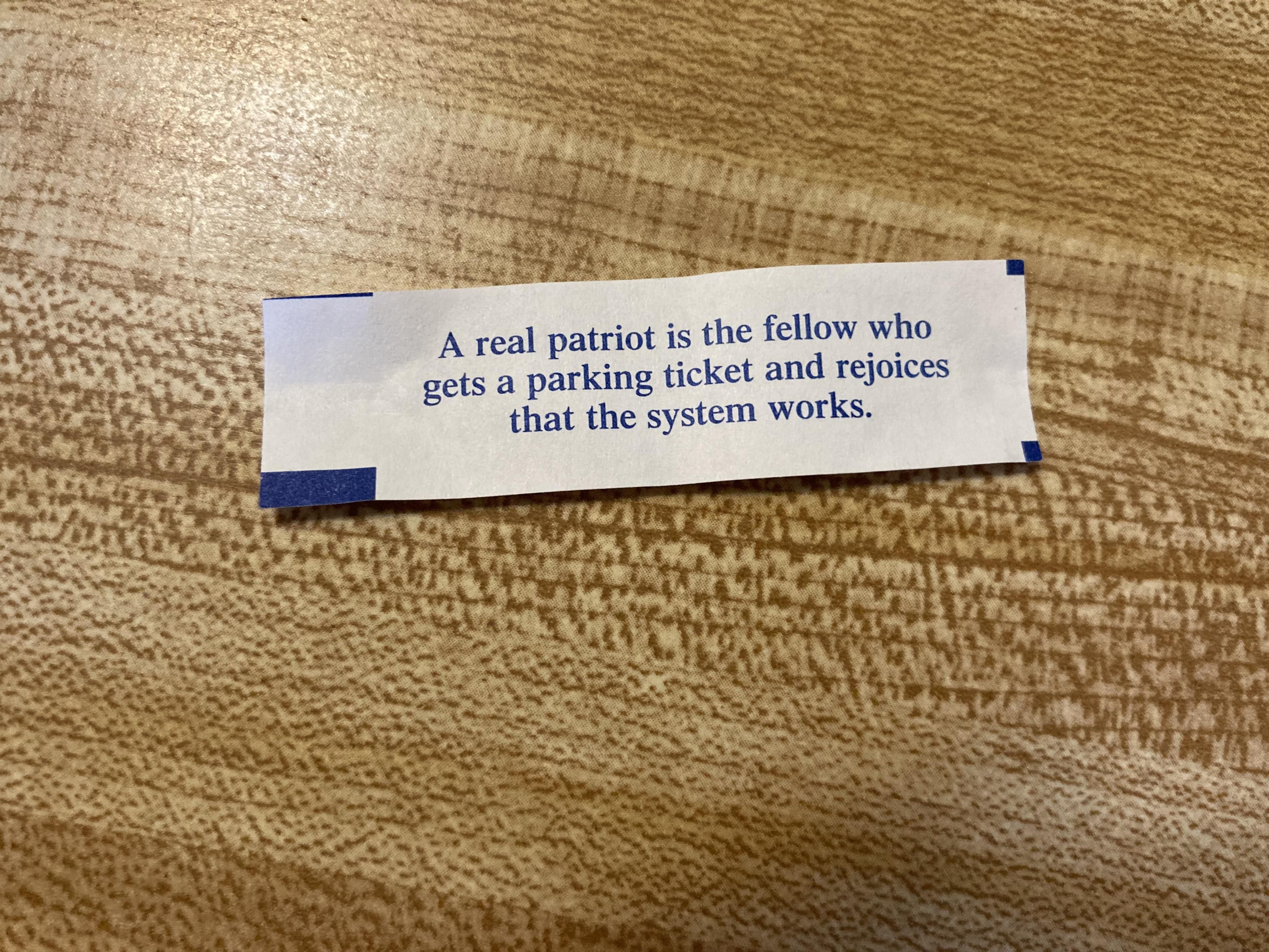 What a fortune…