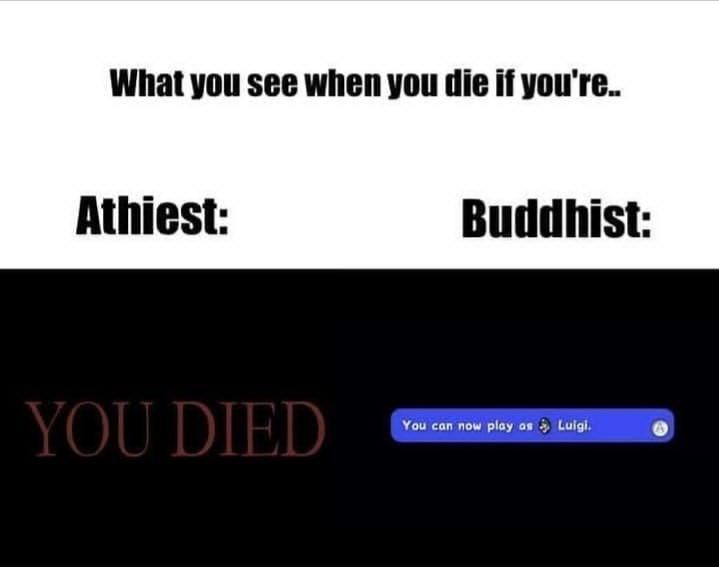 Atheist is just playing the hardcore mode