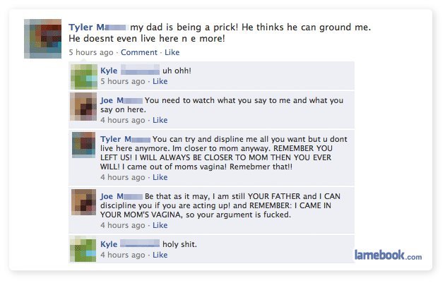 Your argument is F.....
