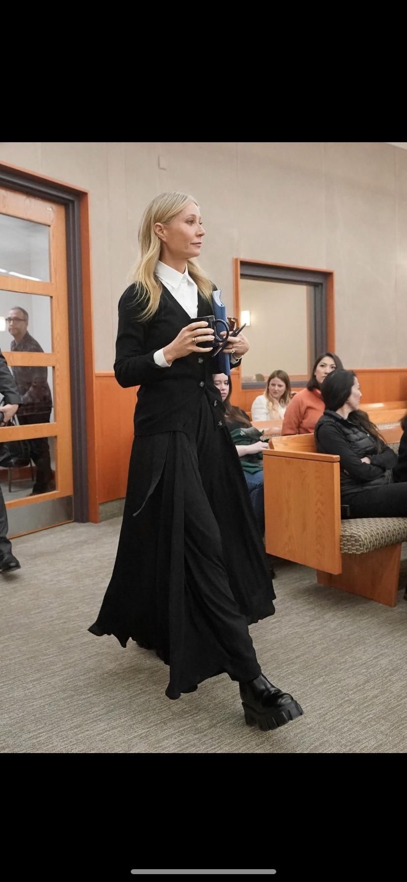 Abigale Williams entering the Salem courthouse in 1692, colourized.