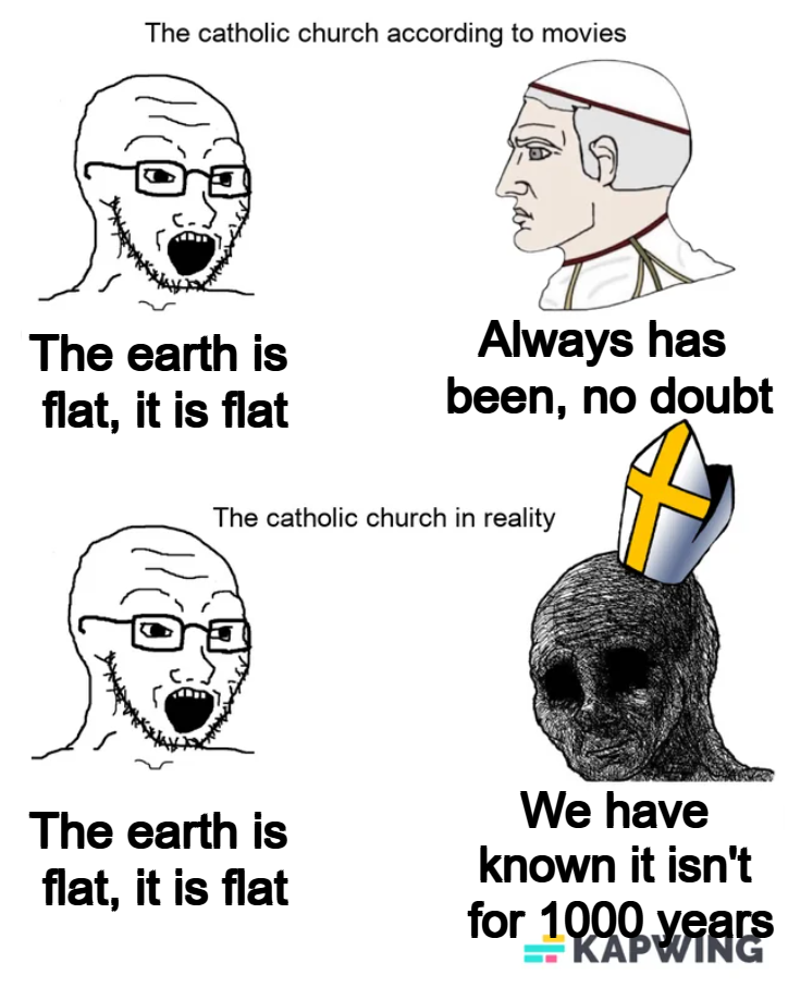 The church weren't as opposed to knowledge as many believe