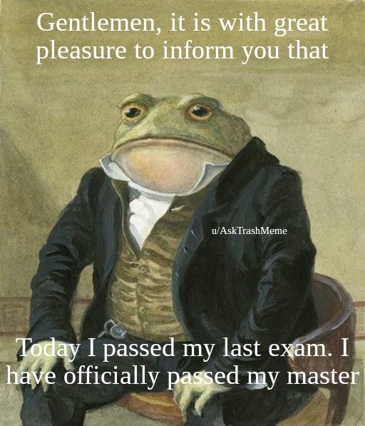Posting memes until I get my master's degree day 853 meme 1144