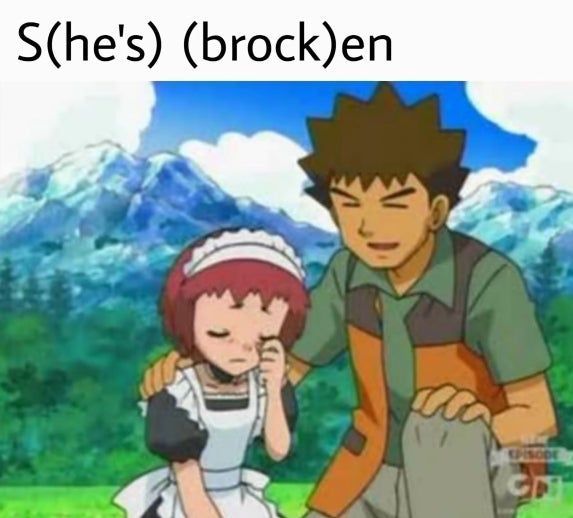 i hate to see her brocken