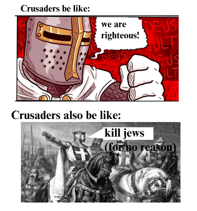 First Crusade experience be like...