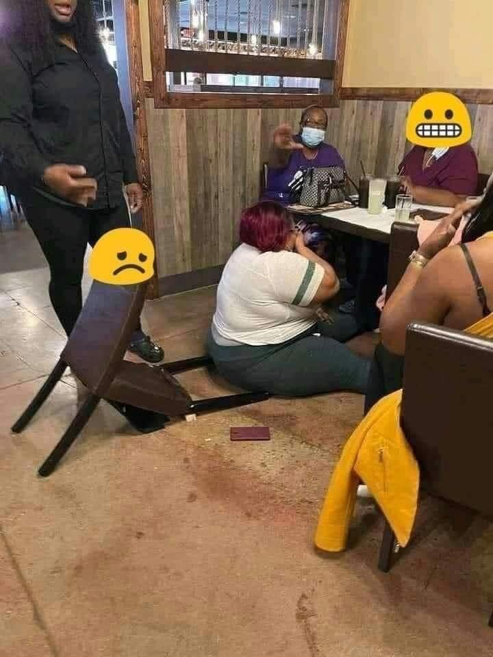 Even the chair looks disappointed