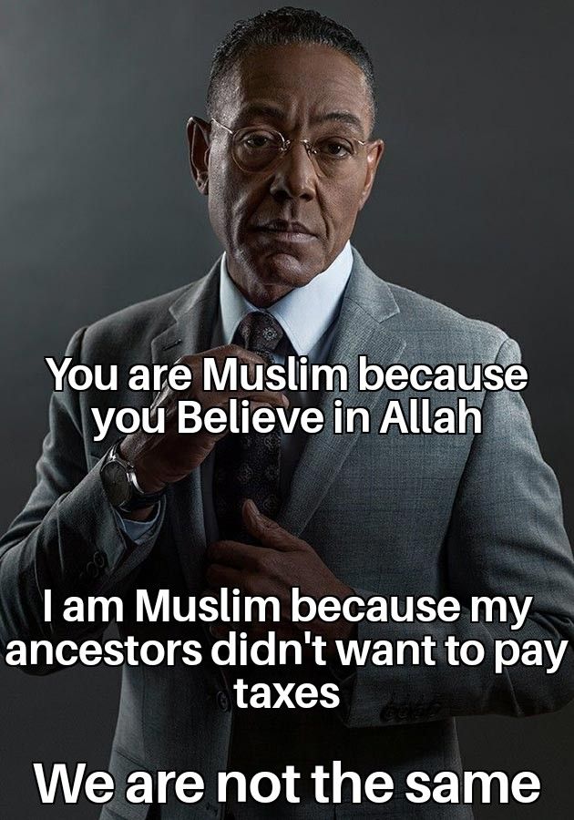 I'm not a Muslim thou.