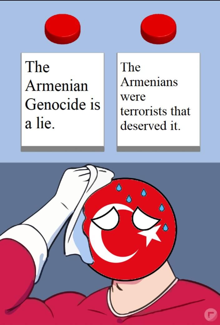 "There was no genocide but they deserve it"