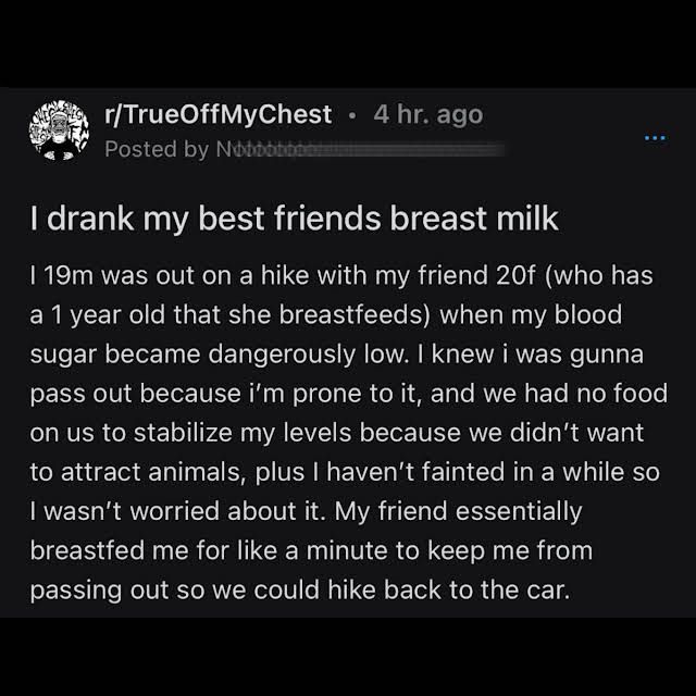 She is my breas- , I mean my breast-, I mean my breas