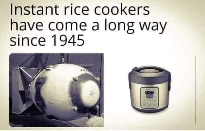 All this rice gonna make me a fat boy