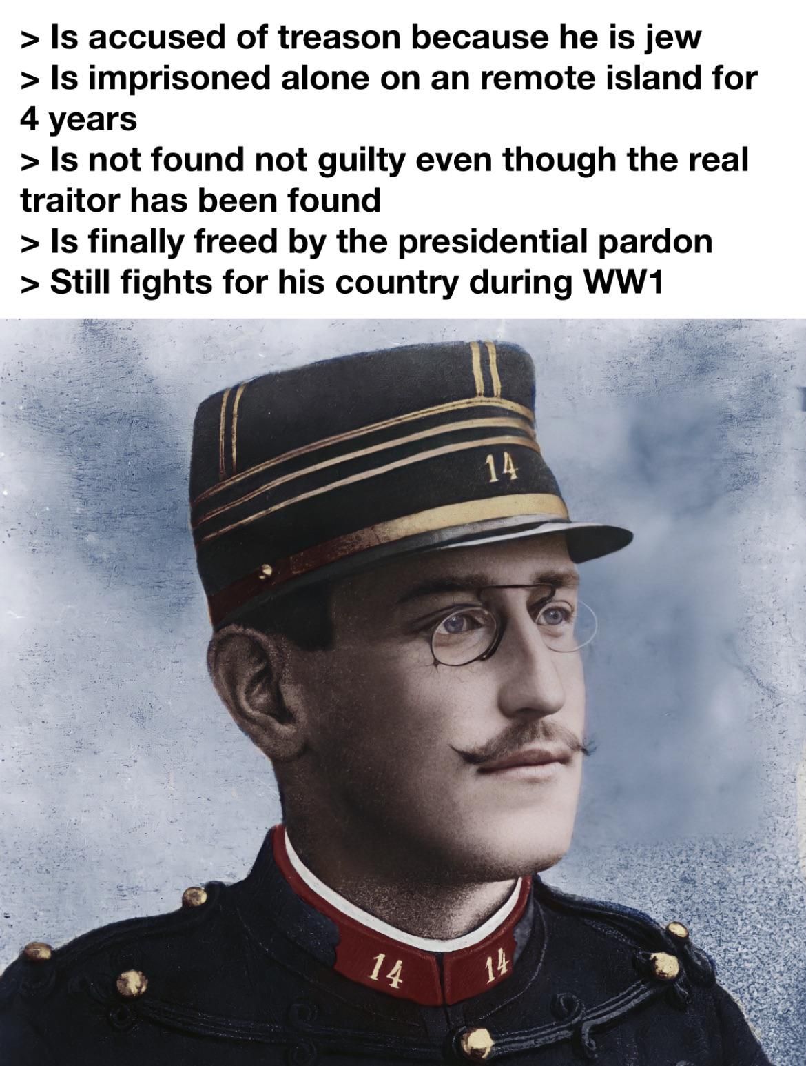 Alfred Dreyfus was really a huge Chad