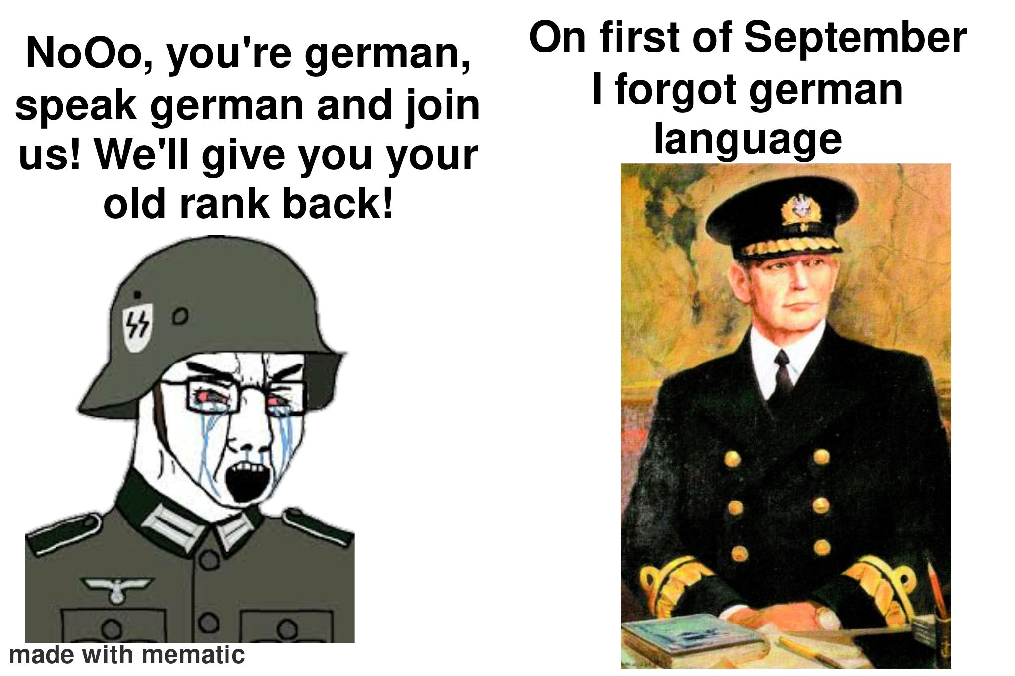 He was native German speaker, btw