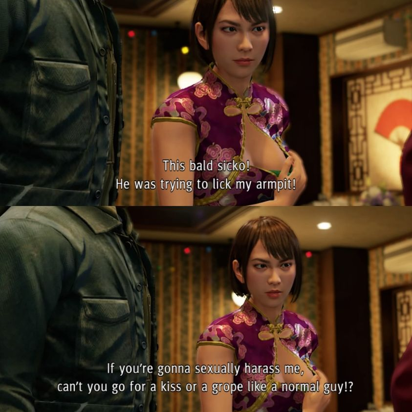 Yakuza callin out degeneracy