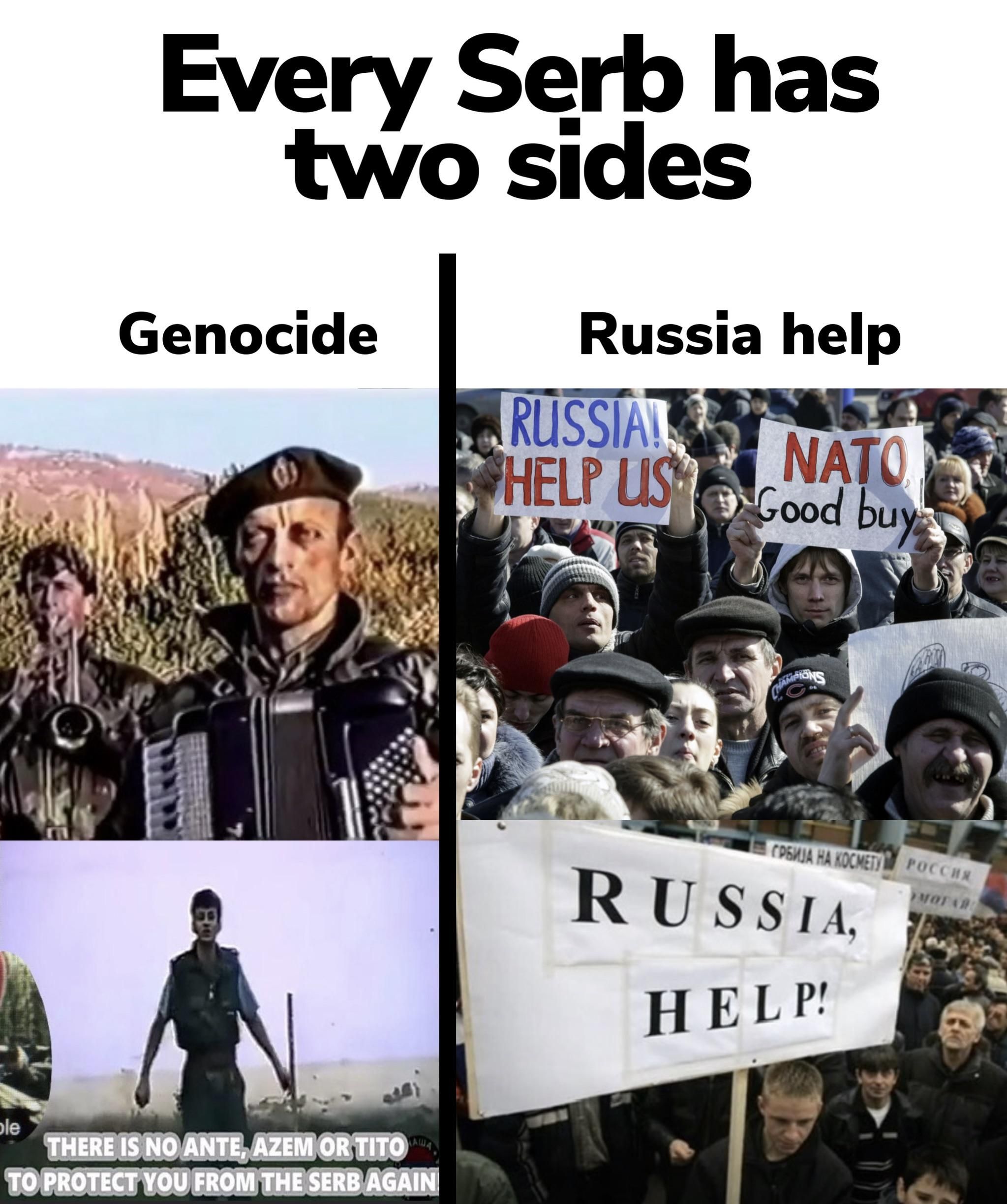 Every Serb has two sides