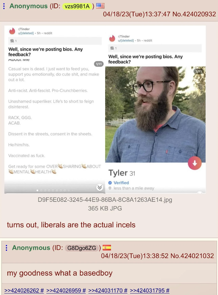 an averange plebbitor tries tinder