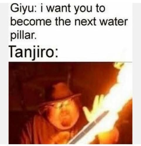 It's just hot water Giyuu-san!