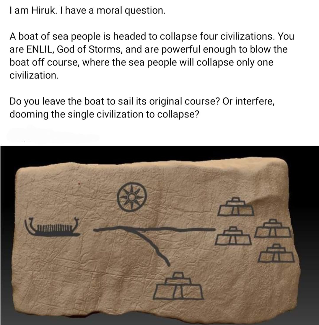 Bronze age moral dilemma