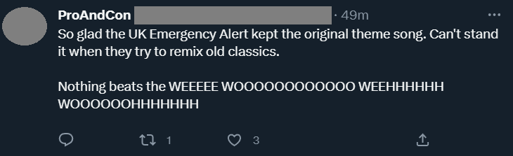 Siren sounds in the distance