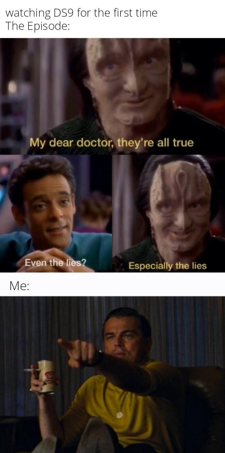 Deep Space 9 had some nice dialogue