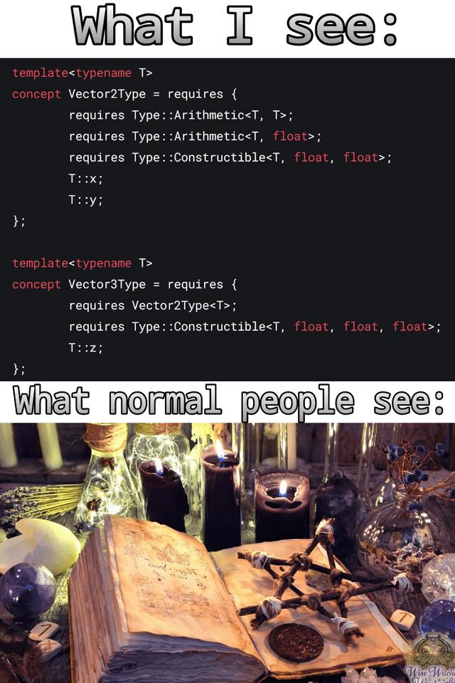 It's so arcane, most compilers still strugle