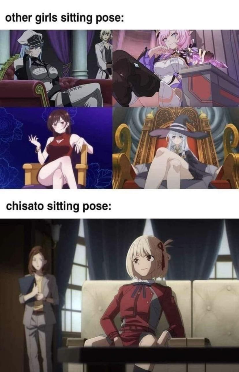 Chisato is just built differently.