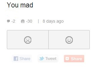 They are so mad, you got negative comments on that!