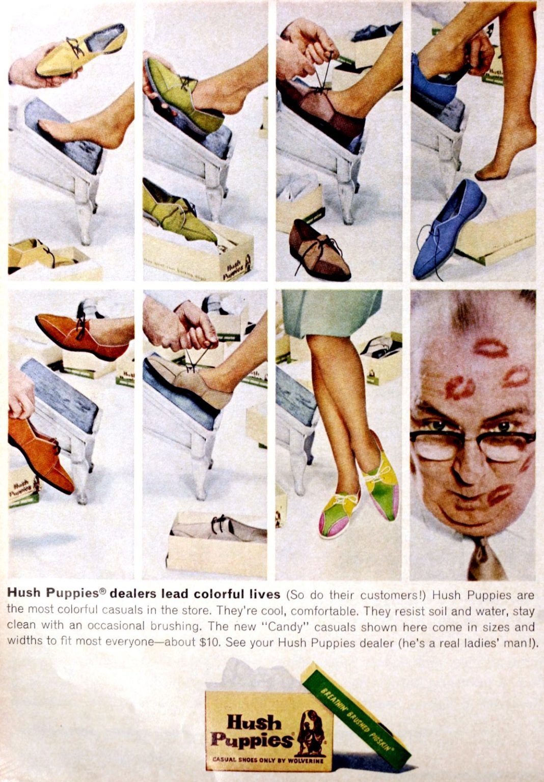 A turn-on to some of you? Pigskin on female skin.