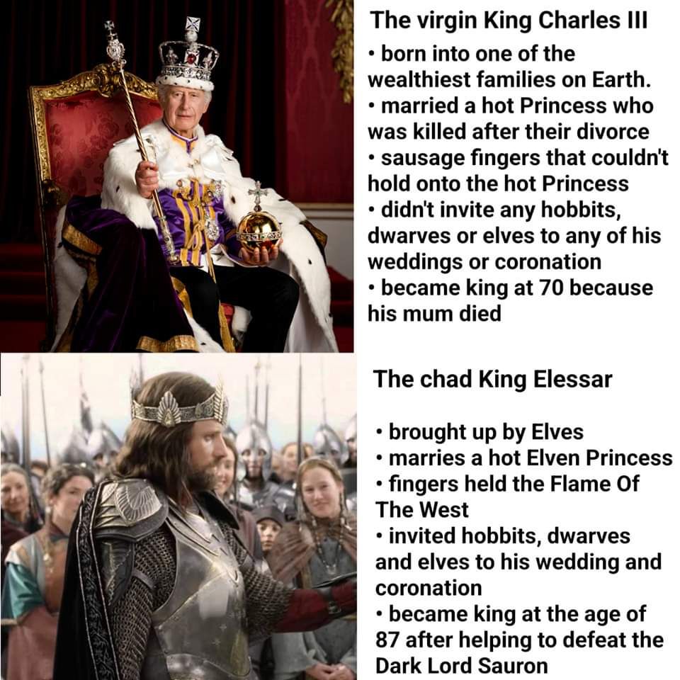 Didn't know that we have a king, I didn't vote for him