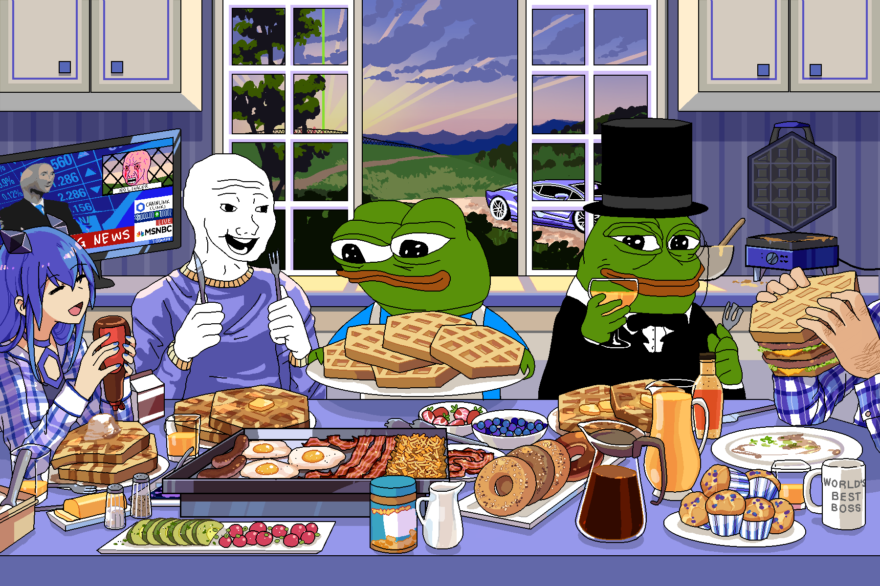 Pepe/apu a day - 496 happy times