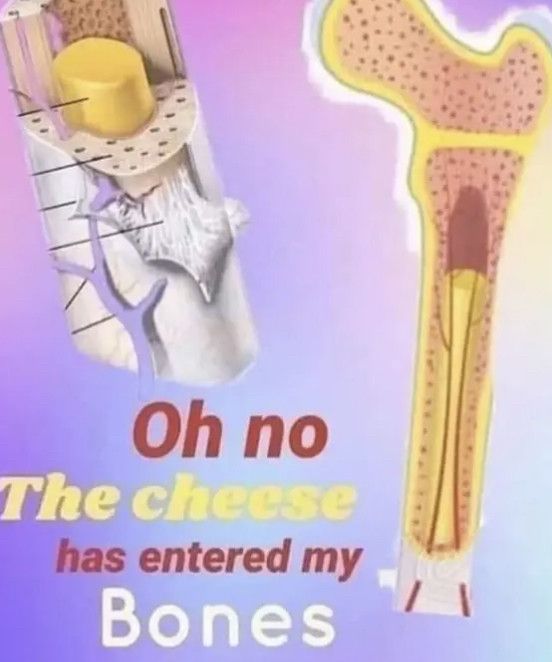 The injested milk has condensed into something grander