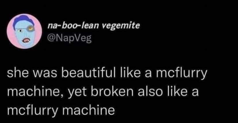 I can fix a mcflurry machine
