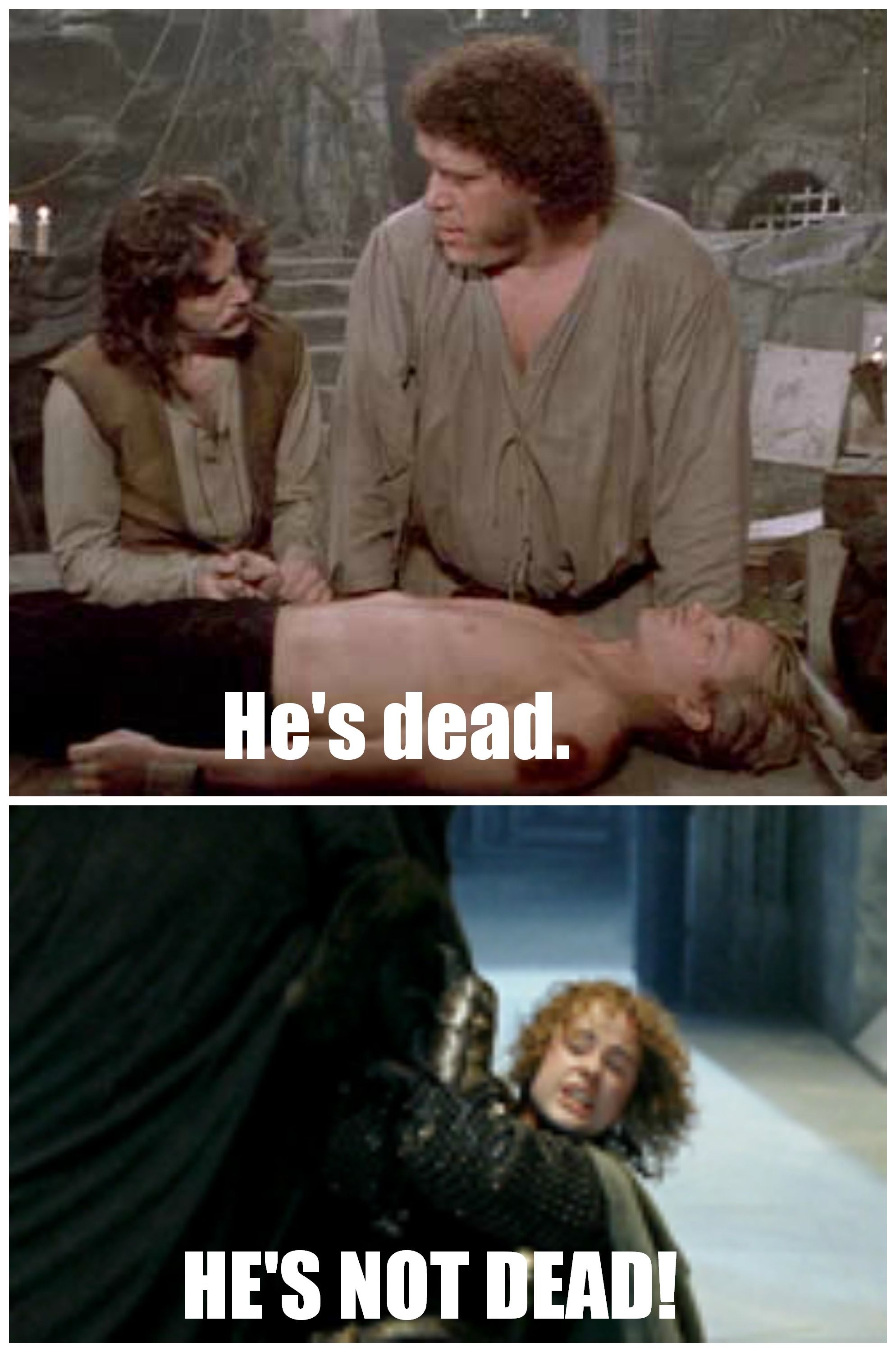 He's mostly dead