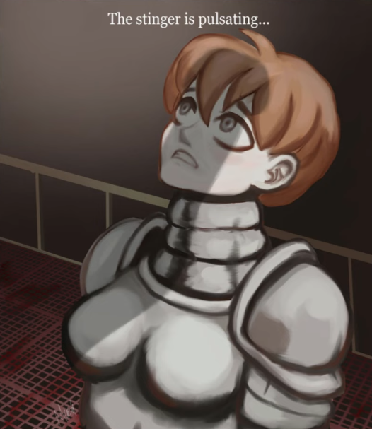 * cuts it off *