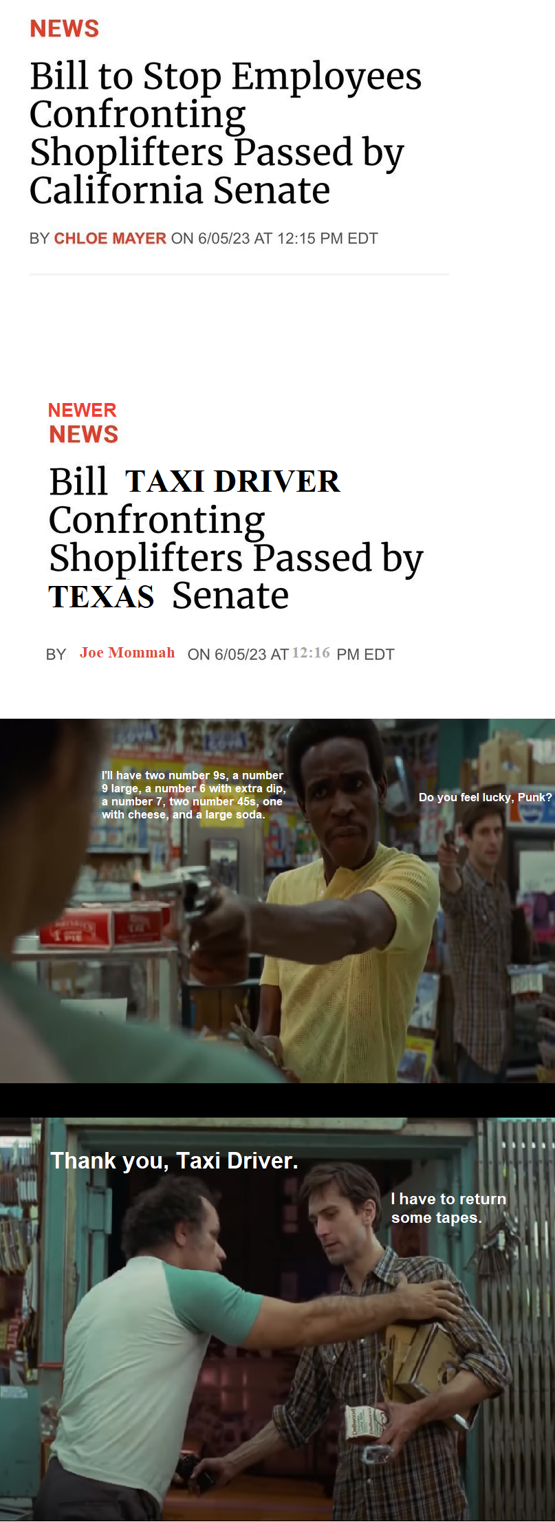 Careful, he's a hero.