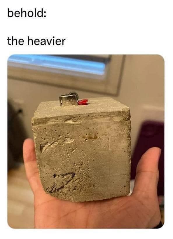 You can mass cigarettes with it.