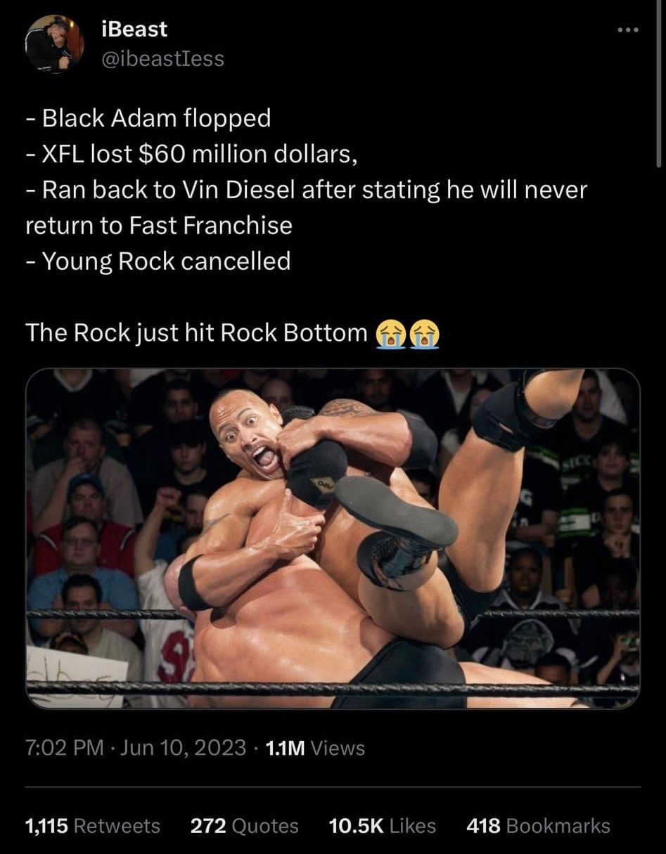 What the Rock is cooking?