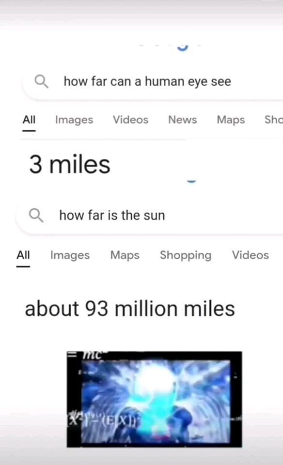 sun is fake brehs