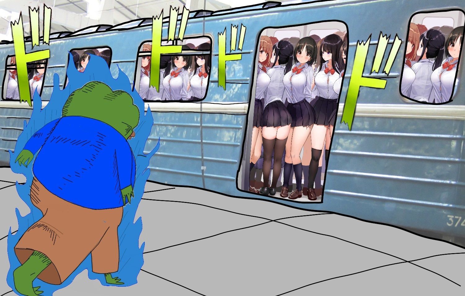 it's actually the futanari train