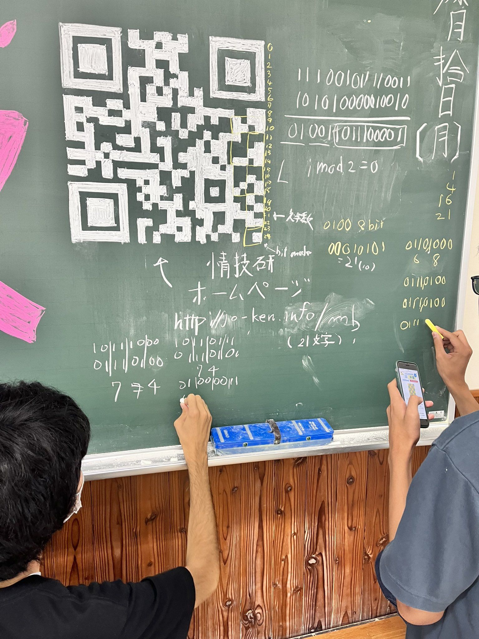analog QR reader
