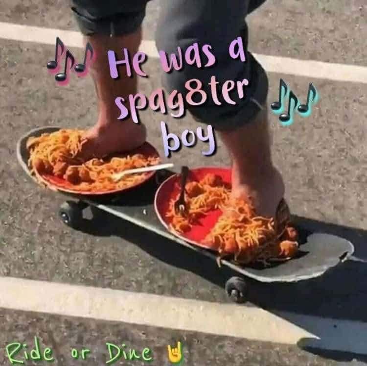 She said "see you later boy"
