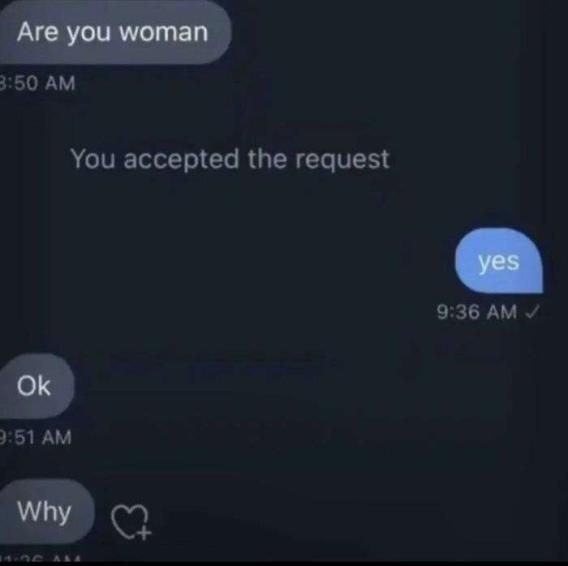 why indeed
