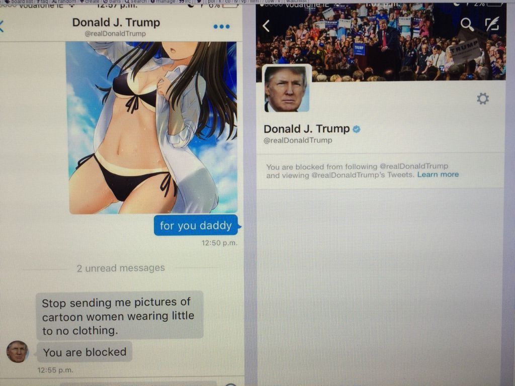 RealDonaldTrump plz un block me